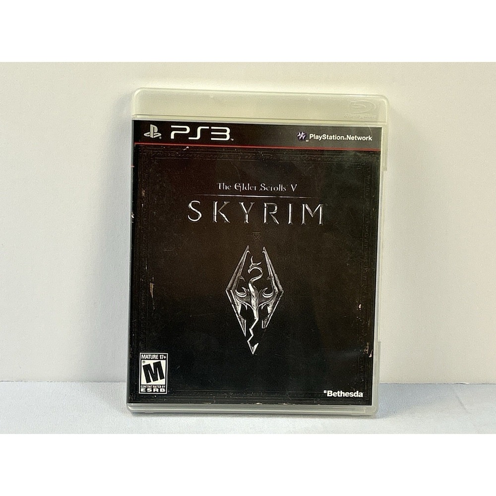 Skyrim PS3 Complete CIB Map Manual The Elder Scrolls V PlayStation 3 Game 2011
